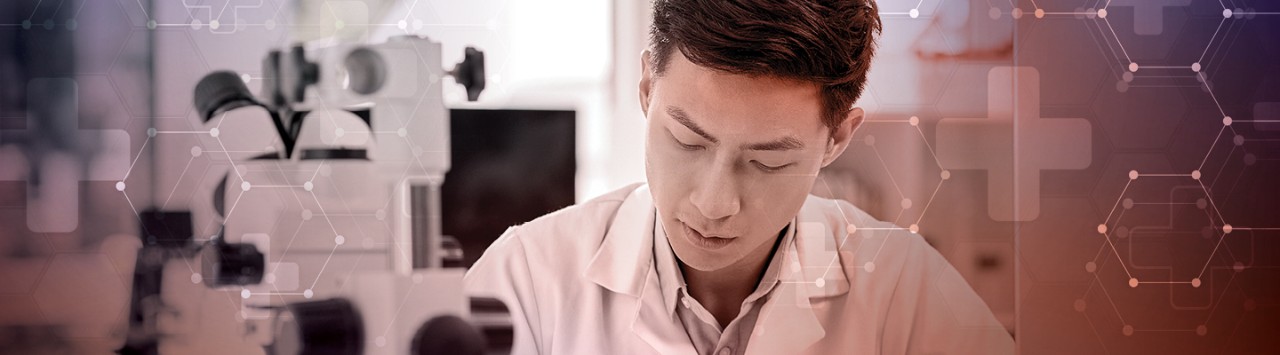 clinical researcher working