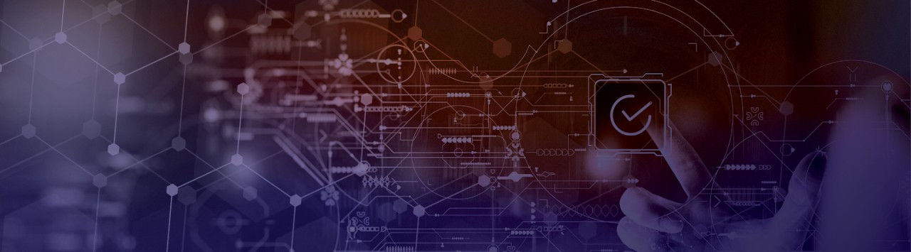 Person pressing a button