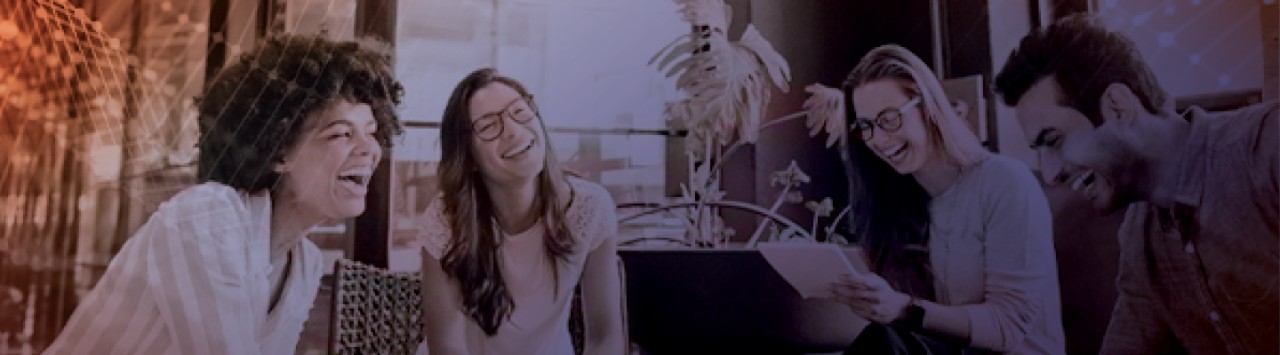 Employees in a discussion