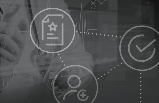 Digital connections showing surveillance