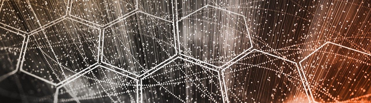 hexagon constellations and lines