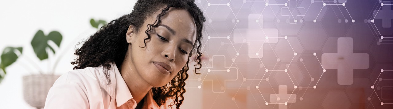 clinical researcher writing a summary