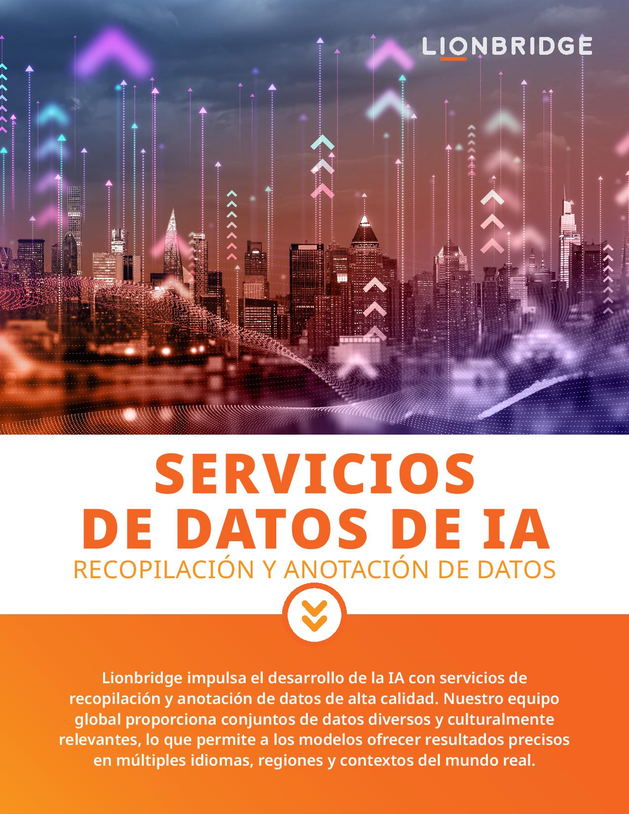 Descargue el informe técnico sobre recopilación y anotación de datos con los servicios de datos de IA de Lionbridge