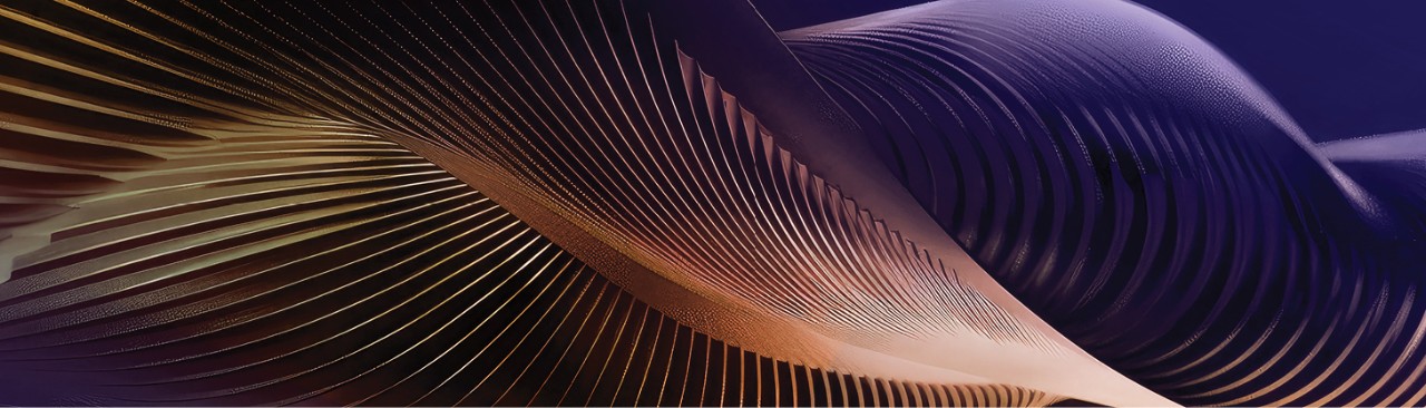 une image en spirale dorée et violette