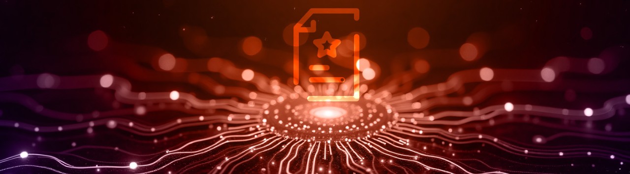 icône de document avec web numérique