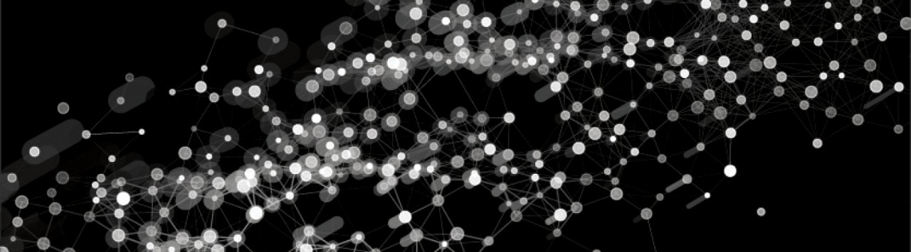 A network of interconnected dots