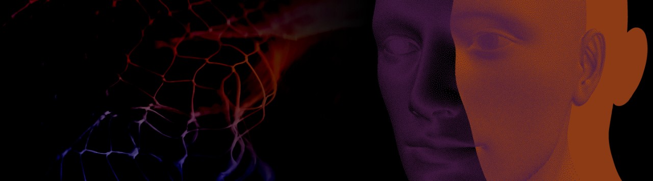 Ombre sur la silhouette d'une personne