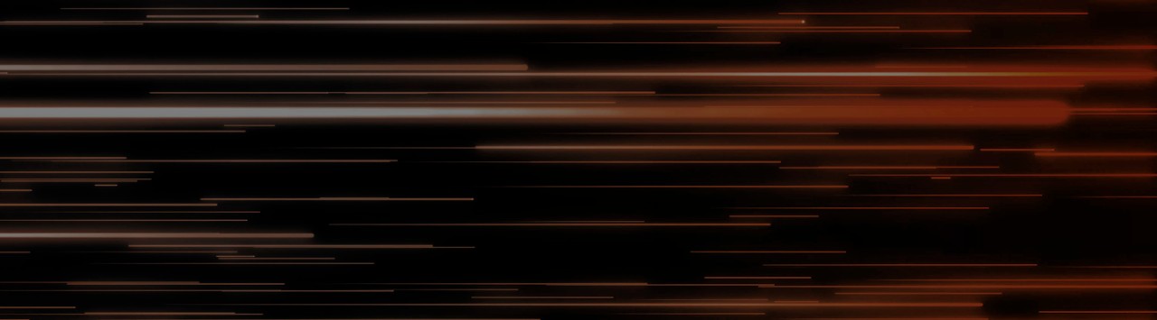 Horizonal lines of varying thickness on a black background