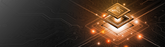 Processore con il logo Lionbridge impresso