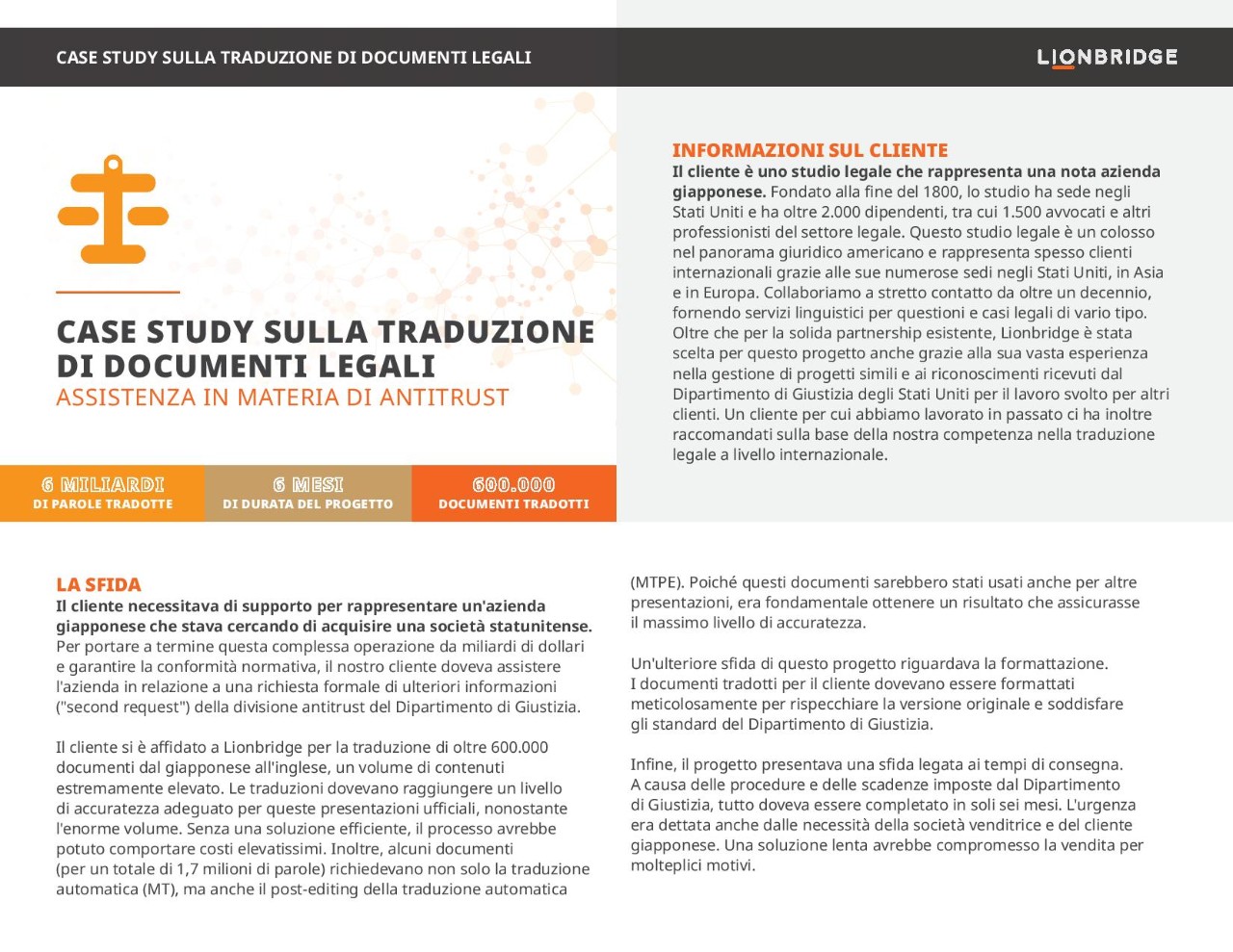 Case study sulla traduzione di documenti legali 