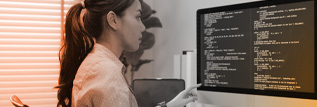 Person working on computer