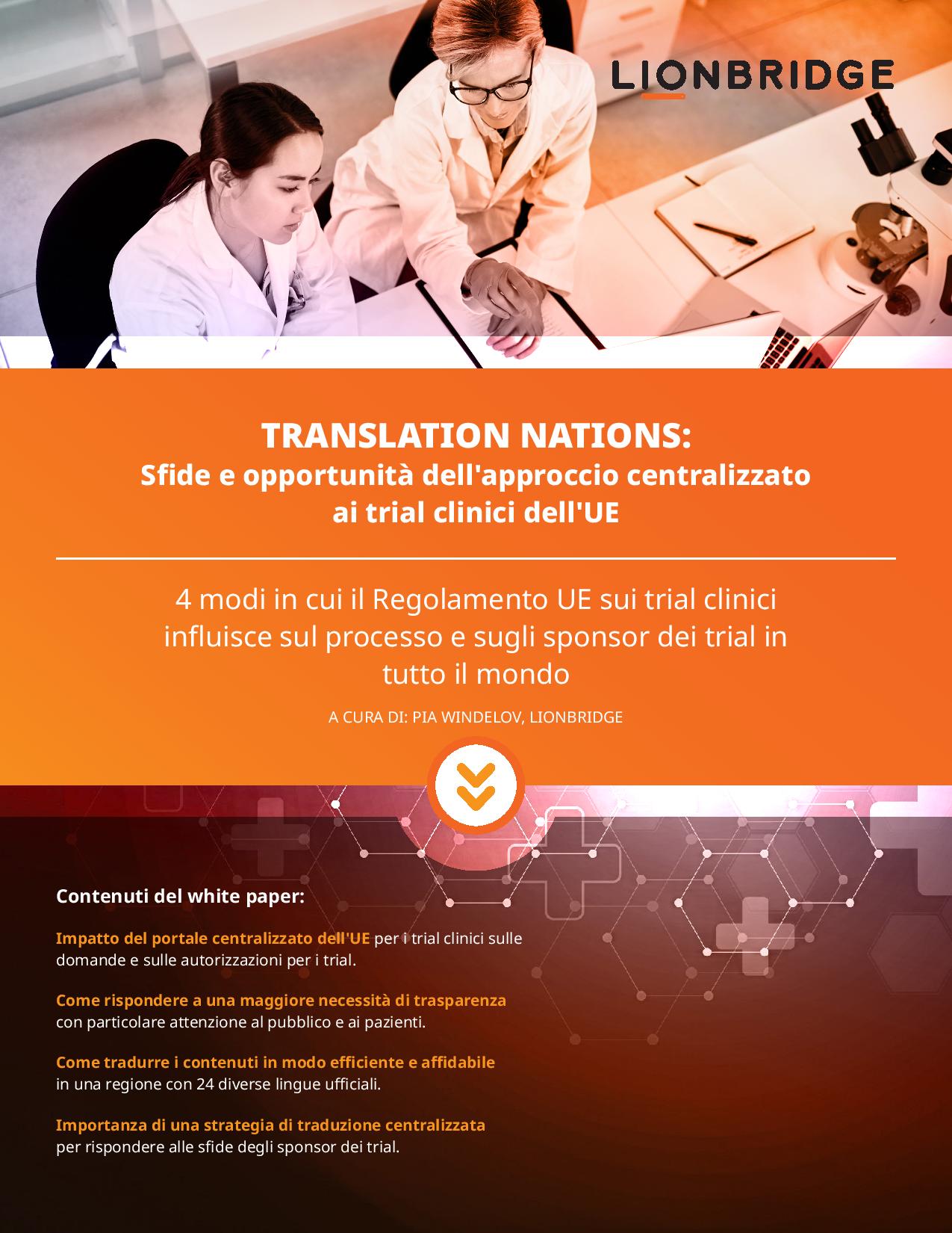 Scaricate il white paper sulla traduzione dei trial clinici 