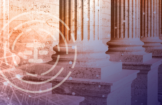 Columns before a court house