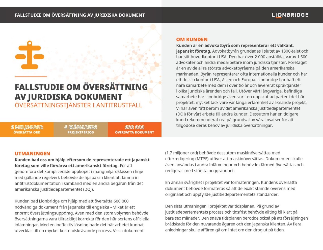 Fallstudie om översättning av juridiska dokument 