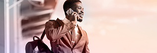 Person talking on phone
