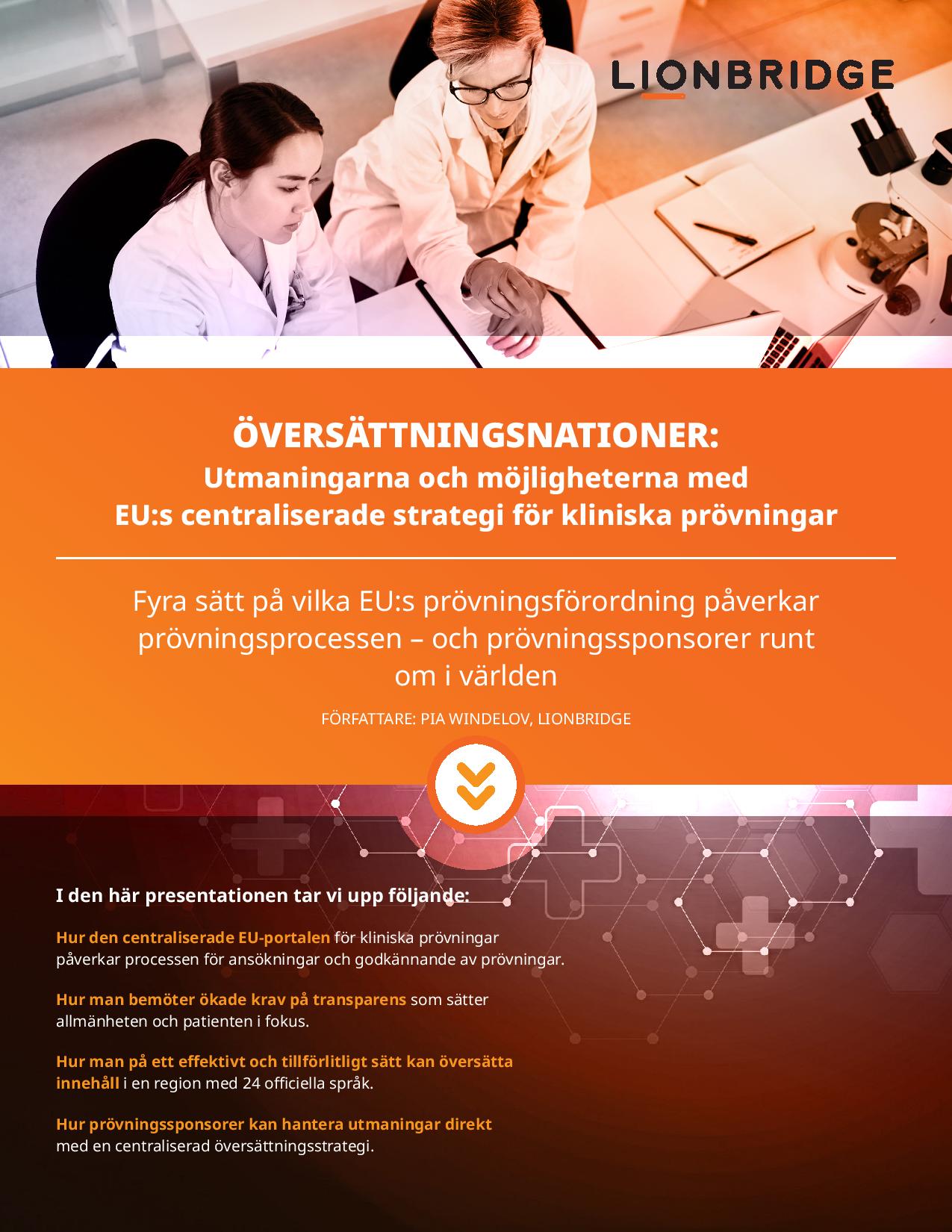 Ladda ned faktabladet om översättning för kliniska prövningar