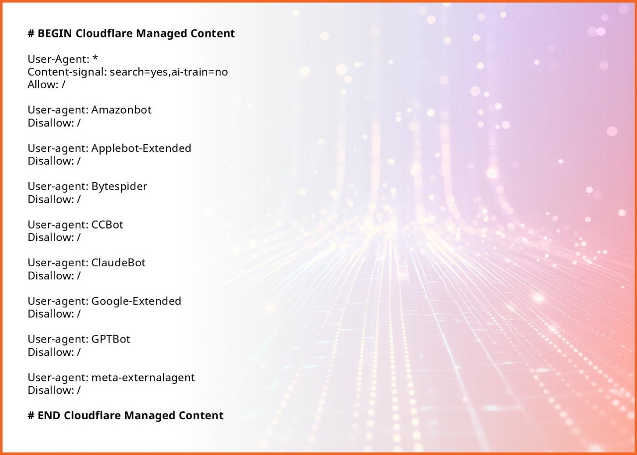 Cloudflare 托管内容设置