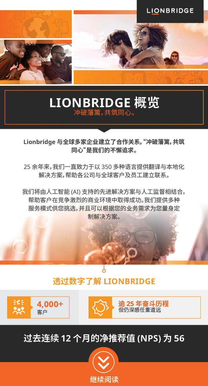 继续阅读 Lionbridge 概览信息图 