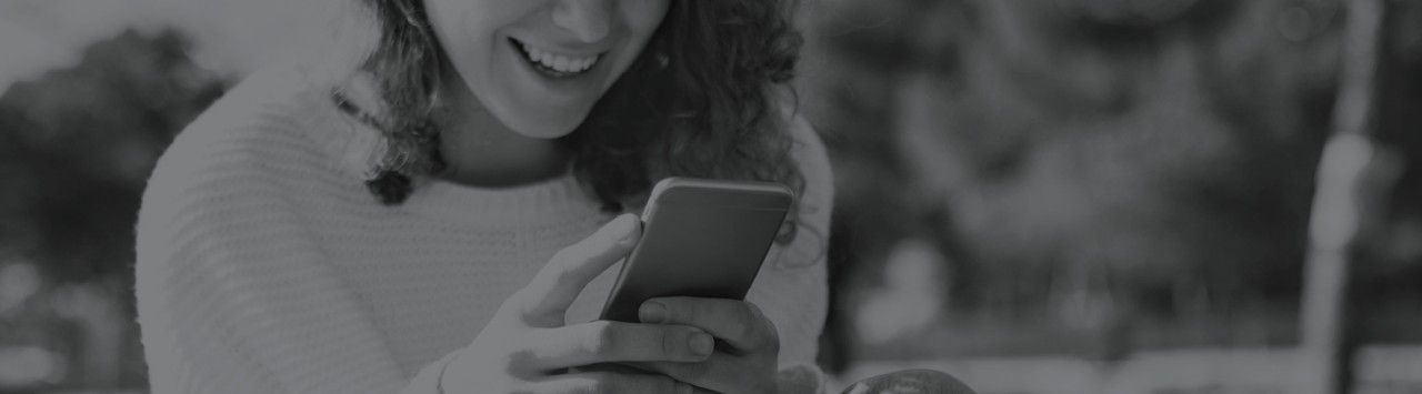 Woman using mobile phone