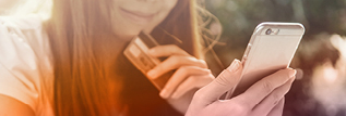 A user shopping on a phone