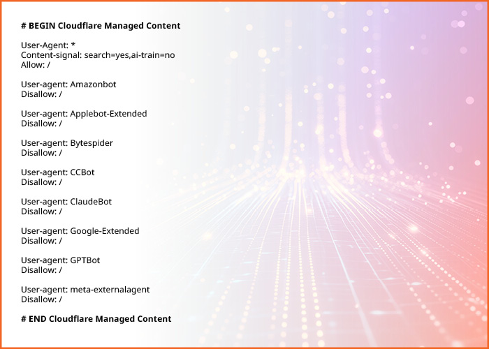 Cloudflare 託管內容設定